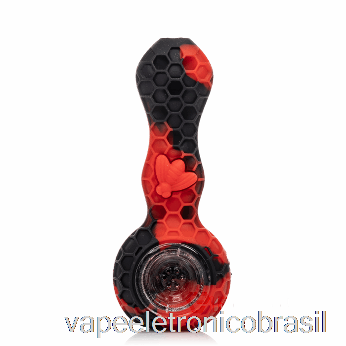 Colher De Silicone Vape Vaporesso Stratus Bee Carmesim (preto / Vermelho)